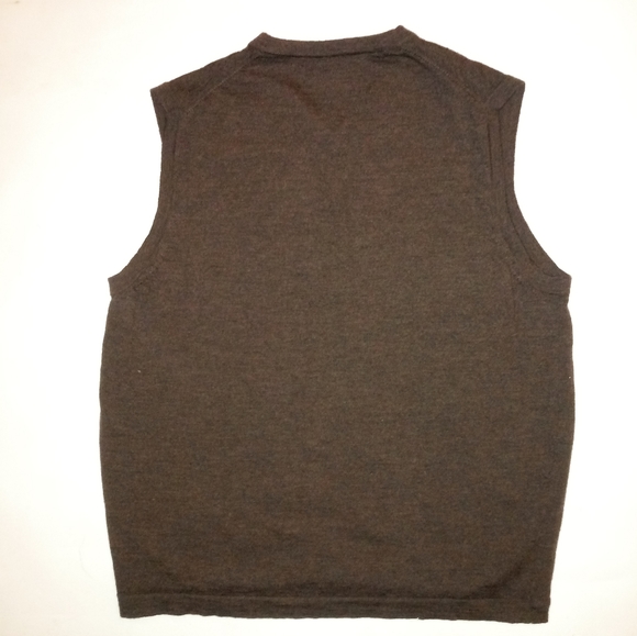 Perry Ellis Merino Wool v neck sweater - Picture 3 of 5